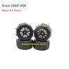 New Enoze 9300E 300E V2 RC Truck Parts Beach Wheel-4Pcs