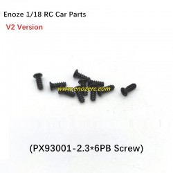 Enoze 1/18 RC Car Parts PX93001 Screw 2.3X6PB