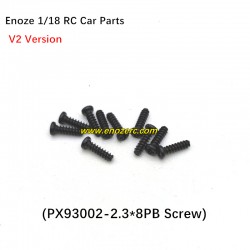 Enoze 1/18 RC Car Parts PX93002 Screw 2.3X8PB