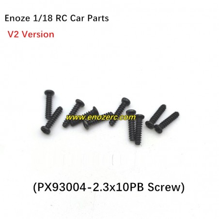 Enoze 1/18 RC Car Parts PX93004 Screw 2.3X10PB