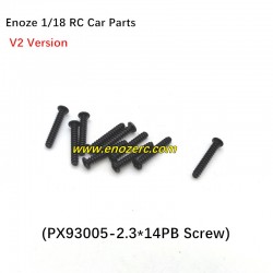 Enoze 1/18 RC Car Parts PX93005 Screw 2.3X14PB