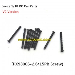 Enoze 1/18 RC Car Parts PX93006 Screw 2.6x15PB