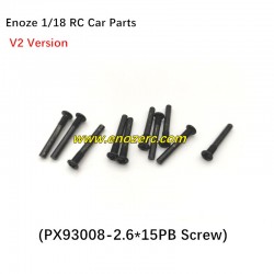 Enoze 1/18 RC Car Parts PX93008 Screw 2.6X15PB