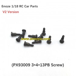 Enoze 1/18 RC Car Parts PX93009 Screw 3X4X13PB