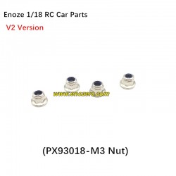 Enoze 1/18 RC Car Parts PX93018 M3 Nut