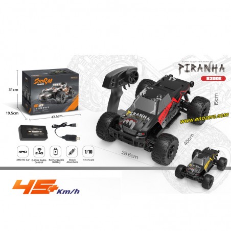 New Enoze 9200E V2 Piranha 1/10 High-Speed Remote Control Racing Car
