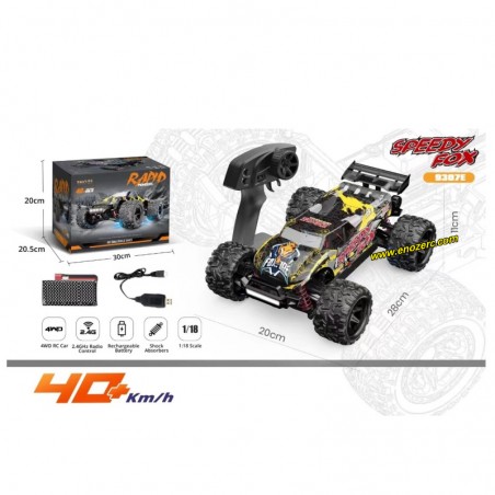 New Enoze 9307E 307E V2 1:18 2.4G 4WD RC High-Speed Car