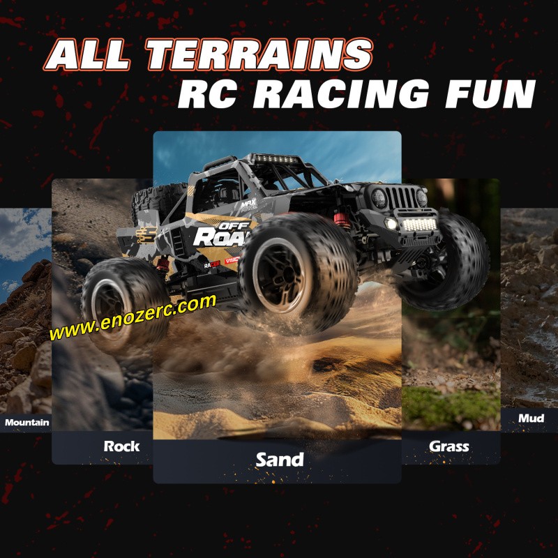 Enoze 208E 1:10 Brushless Off Road Monster Truck, Maximum Speed 60km/h Enoze 208E 1:10 Brushless Off Road Monster Truck, Maximum Speed 60km/h