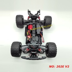 Enoze 202e v2 rc car chassis real shot
