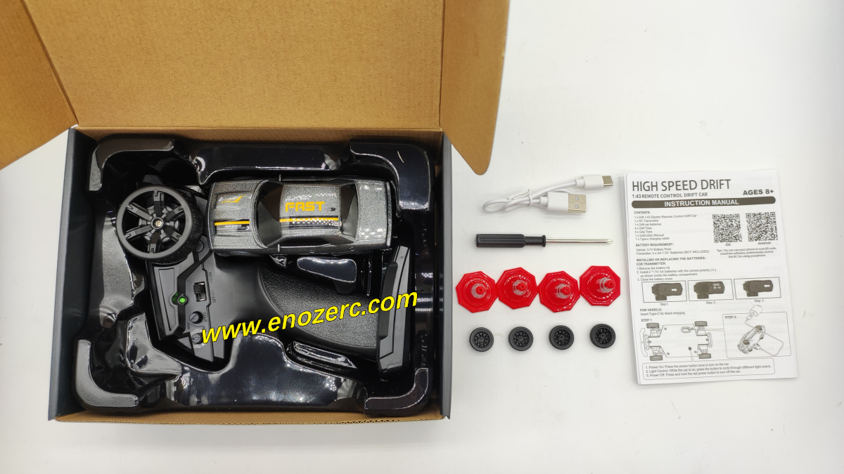 Enoze 8501 rc mini drift car 1/43 2.4g 4wd racing