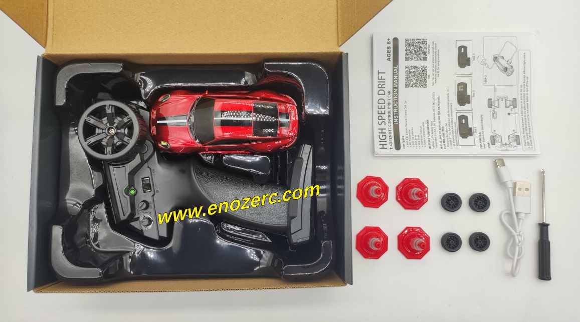 Enoze 8502 1/43 rc drift car 2.4g 4wd mini racing