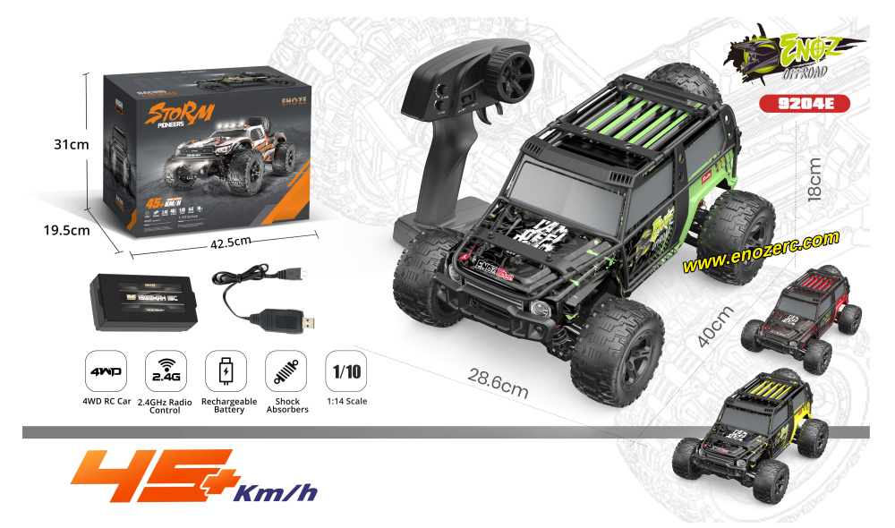 New Enoze 9204E V2 high speed off road rc truck